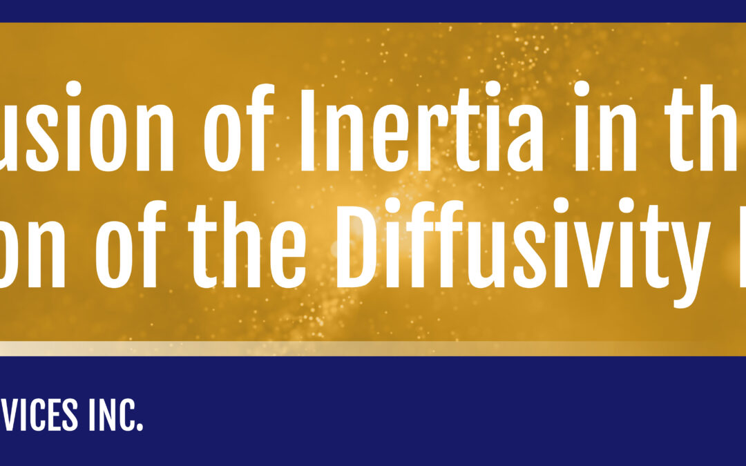 OILFIELD DATA SERVICES INC. (ODSI) – The Inclusion of Inertia in the Derivation of the Diffusivity Equation