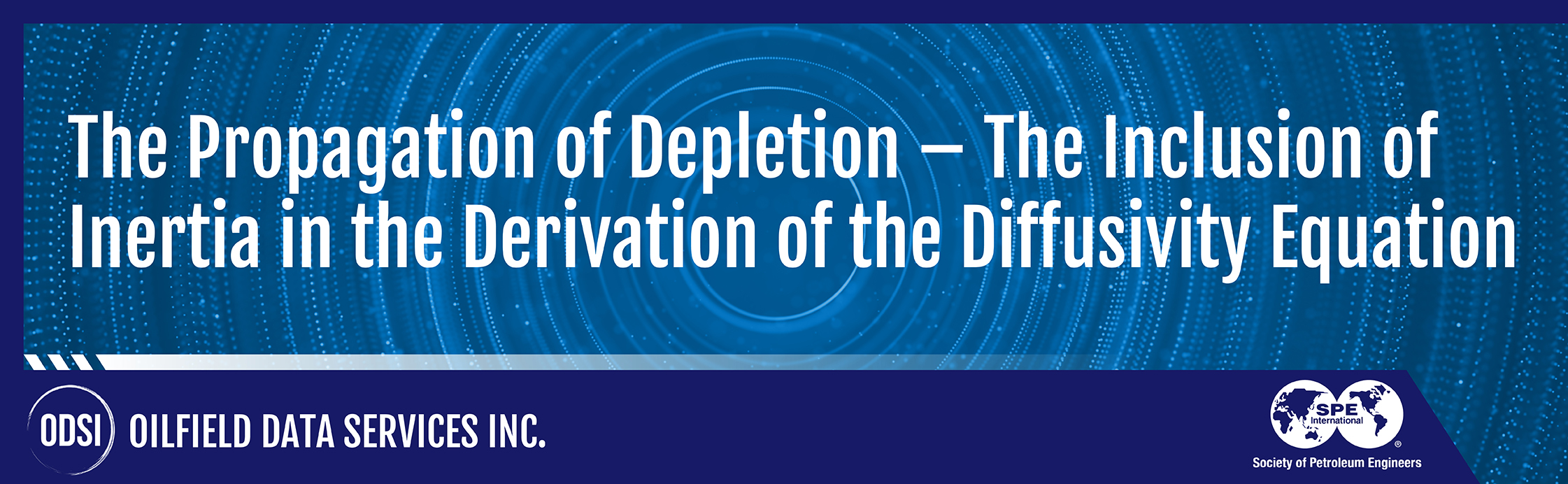 The Propagation of Depletion - The Inclusion of Inertia in the Derivation of the Diffusivity Equation