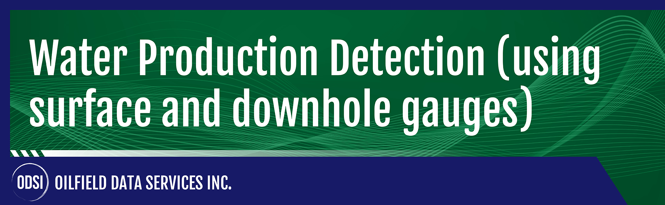 Water Production Detection using downhole gauges