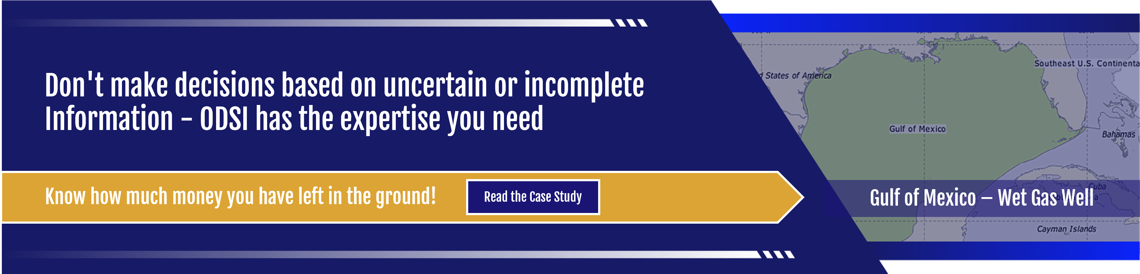 Don't make decisions based on uncertain or incomplete Information - ODSI has the expertise you need